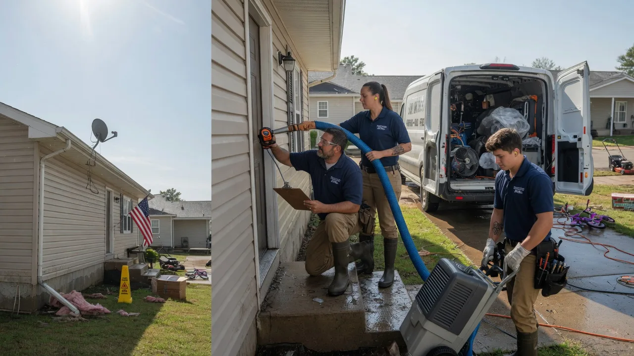 Ceiling Water Damage Restoration in Ida, MI near me